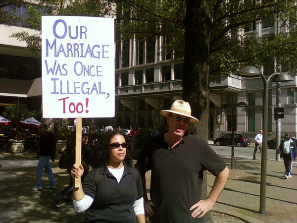 In my liferimet ohr marriage was illegal too. #whyimarch on Twitpic